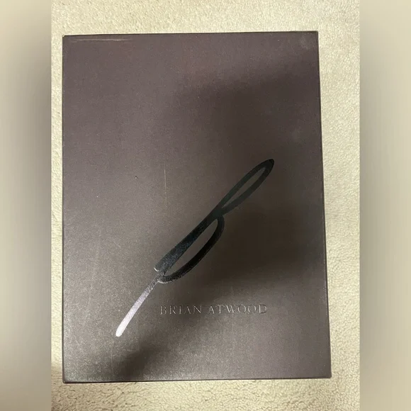 B Brian Atwood Langden Gladiator Caged Heels Black Size 8.5 - Picture 12 of 12